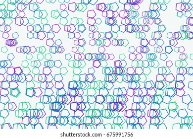 Abstract conceptual pentagon pattern. Good for web page, graphic design, catalog, texture or background. Vector illustration graphic.
