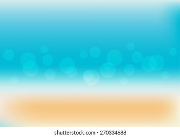 Abstract Conceptual sand and sea  blur background .vector illustration 