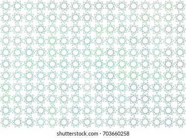 Abstract conceptual star pattern. Good for web page, graphic design, catalog, texture or background. Style of mosaic or tile. Vector illustration graphic.