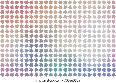 Abstract conceptual star pattern. Good for web page, graphic design, catalog, texture or background. Style of mosaic or tile. Vector illustration graphic.