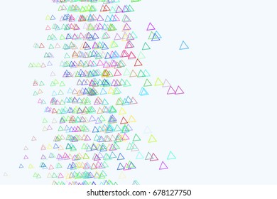 Abstract conceptual triangle pattern. Good for web page, graphic design, catalog, texture or background. Vector illustration graphic.