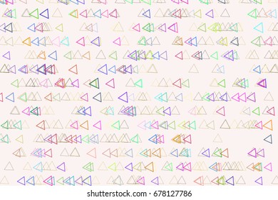 Abstract conceptual triangle pattern. Good for web page, graphic design, catalog, texture or background. Vector illustration graphic.