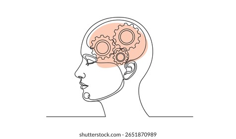 Conceptualização abstrata do processamento cognitivo e da mecânica mental no cérebro humano