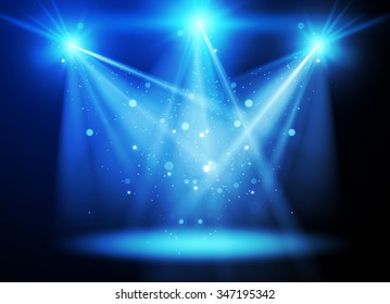 Blue stage lighting Images, Stock Photos & Vectors | Shutterstock