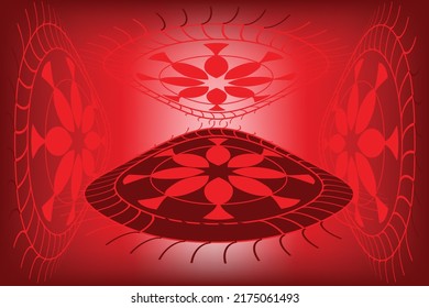 Abstract concise vector background. Simple drawing with curved lines.
 Beautiful design template for cover, packaging, website, wallpaper.