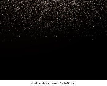 Abstract confetti background, platinum confetti, round confetti pieces in the bottom