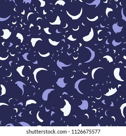 Abstract confetti background. Seamless pattern for textile or book covers, manufacturing, wallpapers, print, gift wrap, flooring