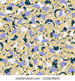 Abstract confetti background. Seamless pattern for textile or book covers, manufacturing, wallpapers, print, gift wrap, flooring