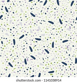 Abstract confetti background. Seamless pattern for textile or book covers, manufacturing, wallpapers, print, gift wrap, flooring. Trendy 2019 colors