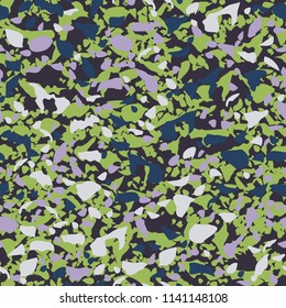 Abstract confetti background. Seamless pattern for textile or book covers, manufacturing, wallpapers, print, gift wrap, flooring. Trendy 2019 colors
