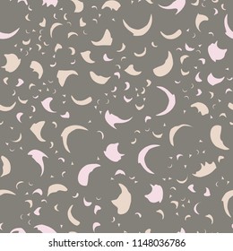 Abstract confetti background. Seamless pattern for textile or book covers, manufacturing, wallpapers, print, gift wrap, flooring