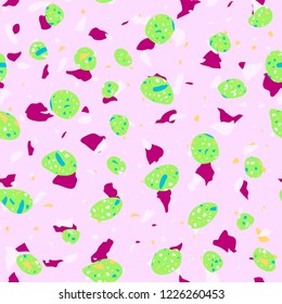 Abstract confetti background. Seamless pattern for textile or book covers, manufacturing, wallpapers, print, gift wrap, flooring