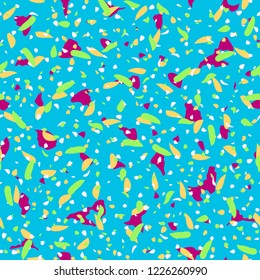 Abstract confetti background. Seamless pattern for textile or book covers, manufacturing, wallpapers, print, gift wrap, flooring