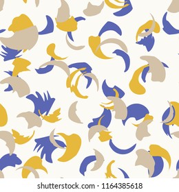Abstract confetti background. Seamless terrazzo pattern for textile or book covers, manufacturing, wallpapers, print, gift wrap, flooring