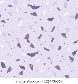 Abstract confetti background. Seamless terrazzo pattern.