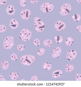 Abstract confetti background. Seamless terrazzo pattern.
