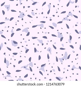 Abstract confetti background. Seamless terrazzo pattern.