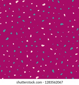 Abstract confetti background. Seamless terrazzo pattern.