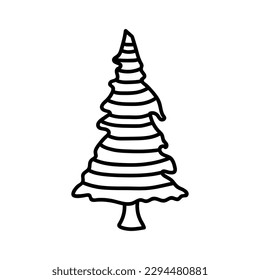 abstract conifer pine fir needle trees collection
