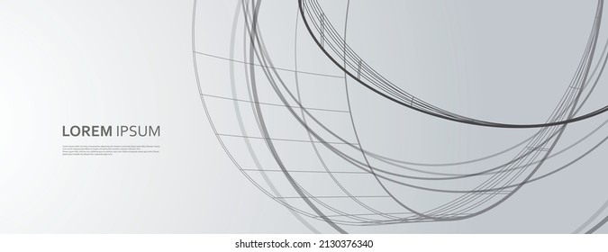 Abstract connect circles. Connection symbol atom template. Vector illustration modern layout template design
