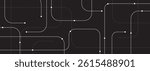 Abstract connect lines and dots circuit, simple technology graphic background, vector design network technology and connection concept.