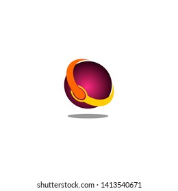 Abstract connect modern logo design