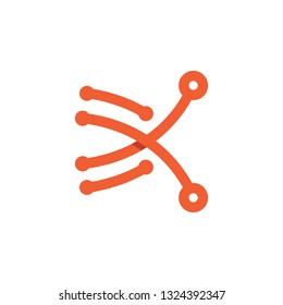 Abstract connecting design