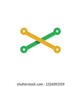 Abstract connecting design