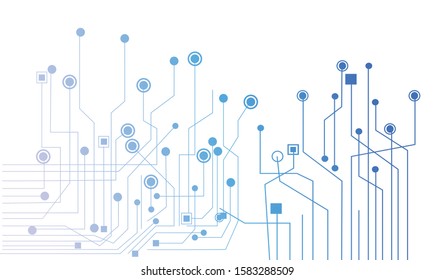 	
Abstract connecting dots and lines. Connection science background. with white background Vector illustration