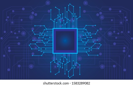 	
Abstract connecting dots and lines. Connection science background. with drak blue background Vector illustration