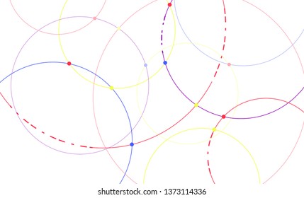 Abstract connecting dots and lines with geometric background. Modern technology connection science, Polygonal structure background. Vector illustration