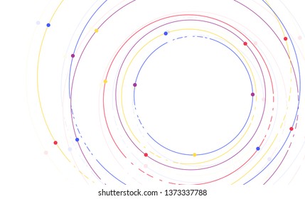 Puntos y líneas de conexión abstractos con fondo geométrico. Ciencia moderna de conexión tecnológica, fondo de estructura poligonal. Ilustración del vector