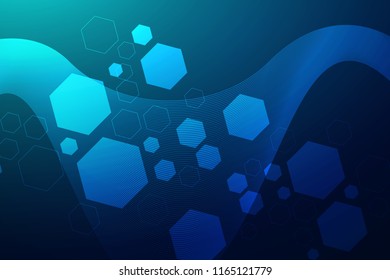 Abstract connecting dots and lines, Polygonal background, technology design, vector illustrator