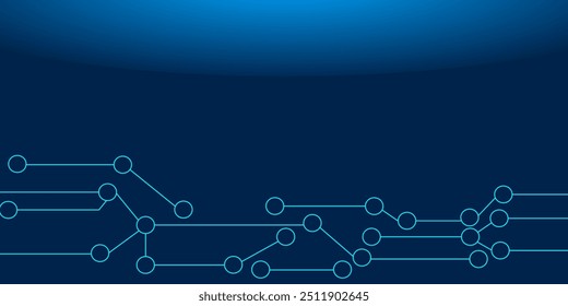 Abstract connecting lines and dot digital vector background. technology background. big data background.