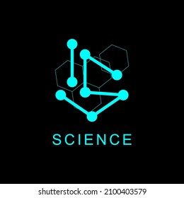 
Punto de conexión abstracto. Tecnología de alta tecnología que conecta el concepto de diseño de datos digitales. ilustración vectorial