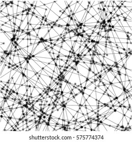 Abstract connection background. Technology concept. Lines intersections. Isolated vector