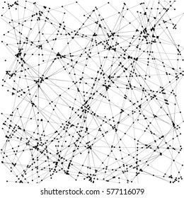 Abstract connection background. Technology concept. Lines intersections. Isolated vector