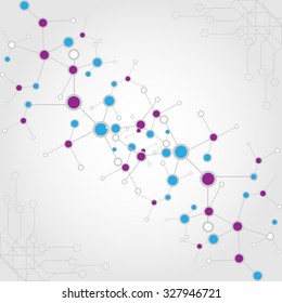 abstract connection background.illustration vector design.
