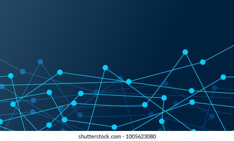 Abstract connection dots. Digital illustration backdrop. Network connection