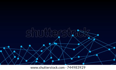 Abstract connection dots. Digital illustration backdrop. Network connection