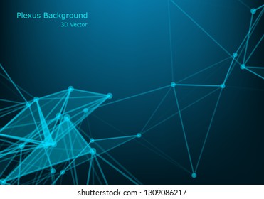 Abstract connection dots. Technology background. Network concept.