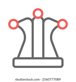 Abstract connection logo. Concept of network, communication, and technology.