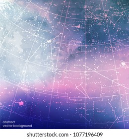 abstract connection points and lines on a colored background