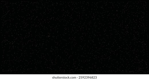 Abstract constellation dark space speckled night sky filled view of a starry black background.