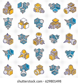 Abstract construction isometric designs, vector set.