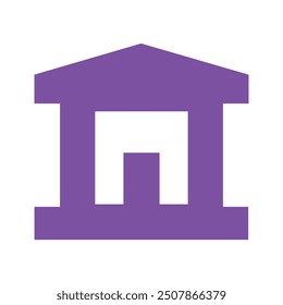 abstrakte Konstruktion Logo-Illustration mit Hintergrund