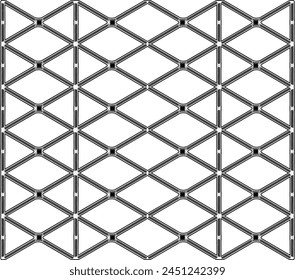 Abstract Construction Structure Vector 573. A Vector Illustration Of Architectural Construction Isolated On White Background