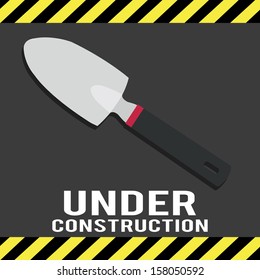 abstract construction tool making a special under construction background