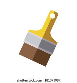 abstract construction tool on a white background