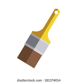 abstract construction tool on a white background